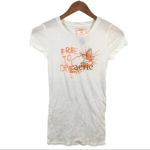 WS765 Aerie Aeropostale Free to Dream T Shirt XS